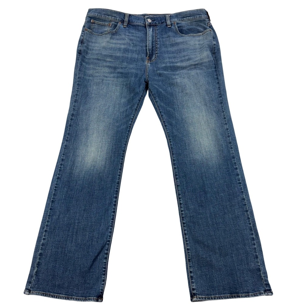 Lucky Brand 181 Relaxed Straight Jeans Mens 42x33 Blue Medium Wash Denim Casual